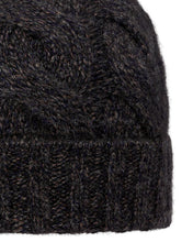 Load image into Gallery viewer, N.Peal Unisex Chunky Cable Cashmere Hat Granite Blue
