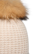 Load image into Gallery viewer, N.Peal Women&#39;s Waffle Stitch Cashmere Hat Ecru White
