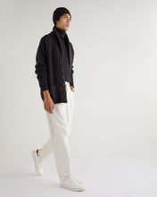 Load image into Gallery viewer, N.Peal Men&#39;s Kensington Cashmere Cardigan Granite Blue
