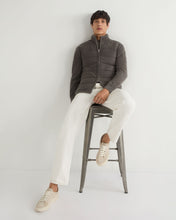 Load image into Gallery viewer, N.Peal Men&#39;s Mall Cashmere Gilet Wood Smoke Brown
