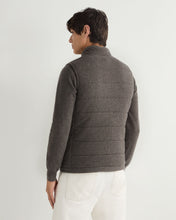 Load image into Gallery viewer, N.Peal Men&#39;s Mall Cashmere Gilet Wood Smoke Brown

