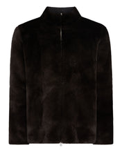 Load image into Gallery viewer, N.Peal Men's Aspen Cashmere Cable Fur Cardigan Granite Blue
