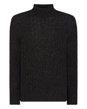 Load image into Gallery viewer, N.Peal Men&#39;s Berwick Cable Roll Neck Cashmere Jumper Granite Blue

