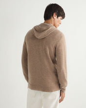 Load image into Gallery viewer, N.Peal Men&#39;s Ladbroke Cashmere Hoodie Oatmeal Brown
