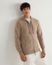 Load image into Gallery viewer, N.Peal Men&#39;s Ladbroke Cashmere Hoodie Oatmeal Brown
