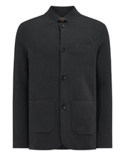 Load image into Gallery viewer, N.Peal Men&#39;s Grosvenor Milano Cashmere Jacket Anthracite Grey
