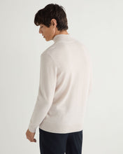 Load image into Gallery viewer, N.Peal Men&#39;s Mayfair Turtle Neck Cashmere Jumper Frost White
