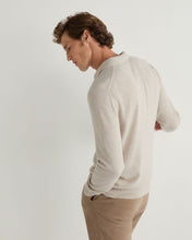 Load image into Gallery viewer, N.Peal Men&#39;s Greenwich Cashmere Polo Shirt Pebble Grey
