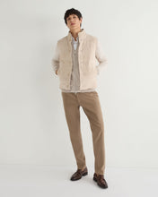 Load image into Gallery viewer, N.Peal Men&#39;s Herringbone Cashmere Jacket Sand Brown
