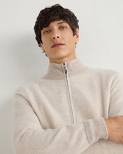 Load image into Gallery viewer, N.Peal Men&#39;s Herringbone Cashmere Jacket Sand Brown
