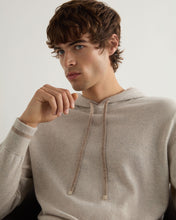 Load image into Gallery viewer, N.Peal Men&#39;s Sweatshirt Style Cashmere Hoodie Pebble Grey
