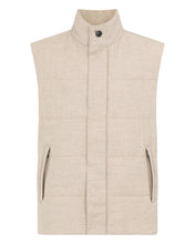 Load image into Gallery viewer, N.Peal Men's Vancouver Gilet Beige Brown
