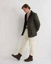 Load image into Gallery viewer, N.Peal Men&#39;s Breckenridge Wax Jacket Green
