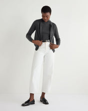 Load image into Gallery viewer, N.Peal Women&#39;s Olivia Round Neck Cashmere Cardigan Anthracite Grey
