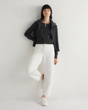 Load image into Gallery viewer, N.Peal Women&#39;s Ivy Cropped Cashmere Cardigan Anthracite Grey
