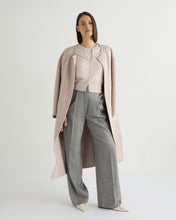 Load image into Gallery viewer, N.Peal Women&#39;s Ivy Cropped Cashmere Cardigan Frost White
