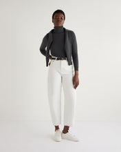 Load image into Gallery viewer, N.Peal Women&#39;s Luna Roll Neck Cashmere Jumper Anthracite Grey
