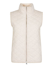Load image into Gallery viewer, N.Peal Women&#39;s Robyn Fur Lined Cashmere Gilet Frost White

