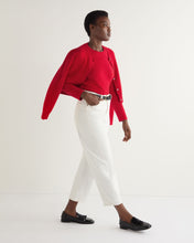 Load image into Gallery viewer, N.Peal Women&#39;s Hallie Round Neck Cashmere Jumper Riding Red
