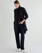 Load image into Gallery viewer, N.Peal Women&#39;s Abbey Cashmere Cardigan Granite Blue
