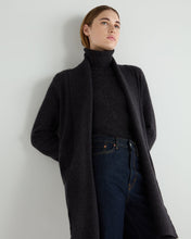 Load image into Gallery viewer, N.Peal Women&#39;s Abbey Cashmere Cardigan Granite Blue
