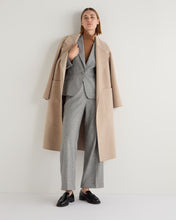 Load image into Gallery viewer, N.Peal Women&#39;s Chloe Herringbone Single Breasted Jacket Grey
