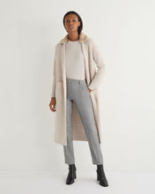 Load image into Gallery viewer, N.Peal Women&#39;s Harper Herringbone Trouser Grey 
