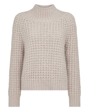Load image into Gallery viewer, N.Peal Women&#39;s Super Chunky Rib Cashmere Jumper Sand Brown
