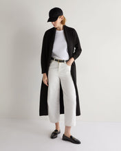 Load image into Gallery viewer, N.Peal Women&#39;s Longline Cashmere Cardigan Black
