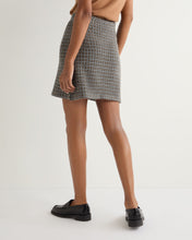 Load image into Gallery viewer, N.Peal Women&#39;s Jacquard Mini Cashmere Skirt Brown
