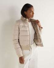 Load image into Gallery viewer, N.Peal Women&#39;s Eva Birdseye Fur Jacket Ecru White
