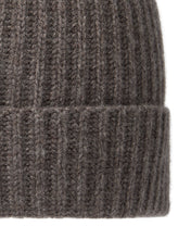 Load image into Gallery viewer, N.Peal Unisex Ribbed Cashmere Hat Otter Brown
