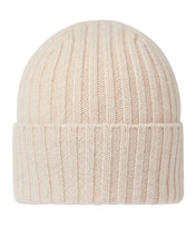 Load image into Gallery viewer, N.Peal Women's Chunky Ribbed Cashmere Hat Ecru White Sparkle
