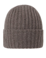 Load image into Gallery viewer, N.Peal Unisex Chunky Ribbed Cashmere Hat Otter Brown
