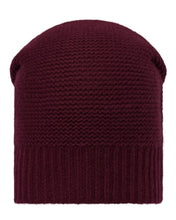 Load image into Gallery viewer, N.Peal Unisex Beanie Cashmere Hat Bordeaux Red
