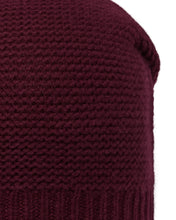 Load image into Gallery viewer, N.Peal Unisex Beanie Cashmere Hat Bordeaux Red
