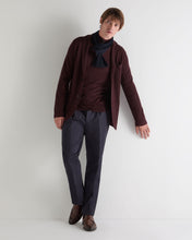 Load image into Gallery viewer, N.Peal Men's Marlborough Fine Gauge Cashmere Jacket Claret Red
