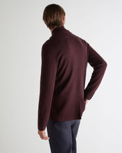Load image into Gallery viewer, N.Peal Men's Marlborough Fine Gauge Cashmere Jacket Claret Red
