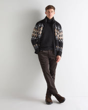 Load image into Gallery viewer, N.Peal Men's Brompton Roll Neck Cashmere Jumper Charcoal Grey Melange
