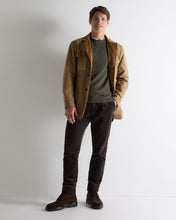 Load image into Gallery viewer, N.Peal Men's Shoreditch Round Neck Cashmere Jumper Moss Green
