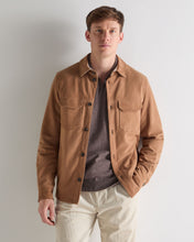 Load image into Gallery viewer, N.Peal Men's Bridgehampton Suede Jacket Tan Brown
