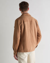 Load image into Gallery viewer, N.Peal Men's Bridgehampton Suede Jacket Tan Brown
