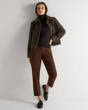 Load image into Gallery viewer, N.Peal Women's Margot Superfine Cashmere Roll Neck Jumper Chocolate Brown
