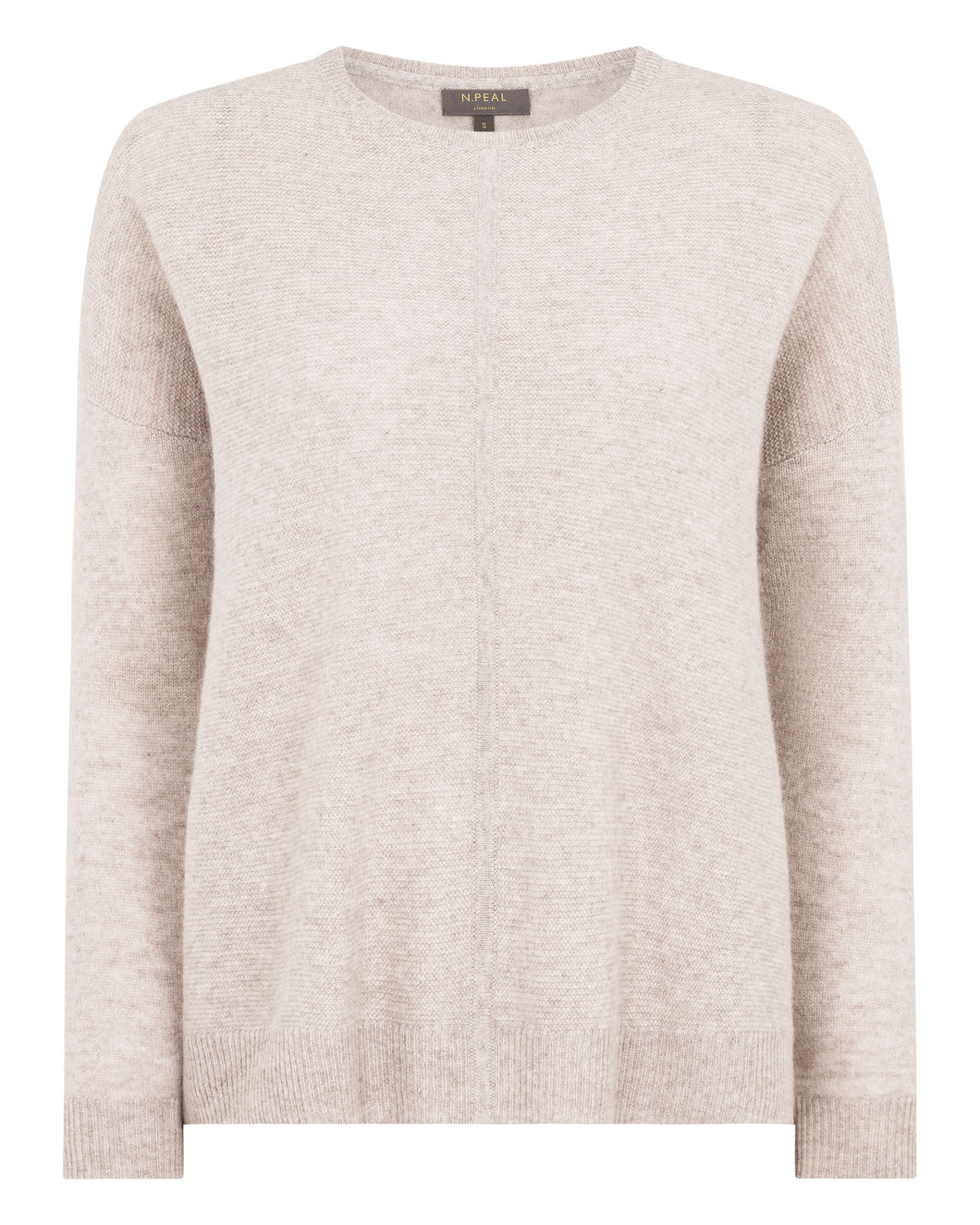 Gauzy Oversize Round Neck Sweater Frost