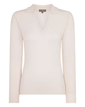Load image into Gallery viewer, Gauzy Collared Sweater Frost
