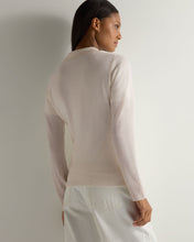 Load image into Gallery viewer, Gauzy Collared Sweater Frost

