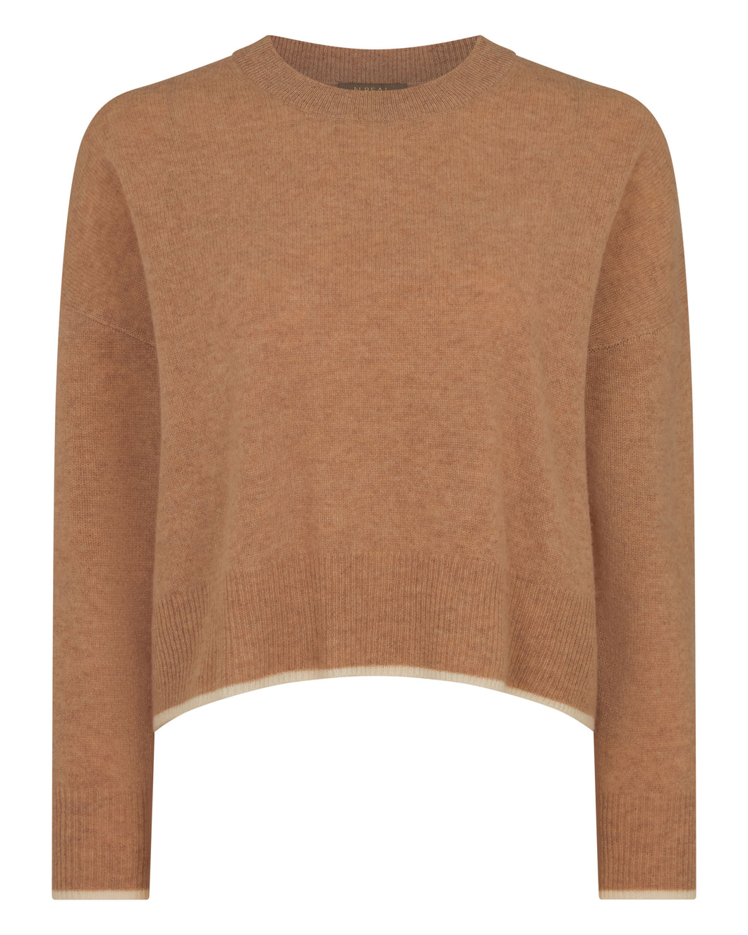 Gauzy Relaxed Sweater Dark Camel