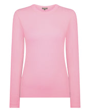 Load image into Gallery viewer, Gauzy Round Neck Sweater Burano Pink
