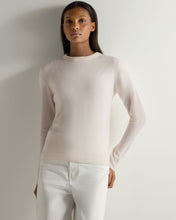 Load image into Gallery viewer, Gauzy Round Neck Sweater Frost
