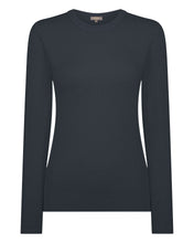 Load image into Gallery viewer, Gauzy Round Neck Sweater Grigio
